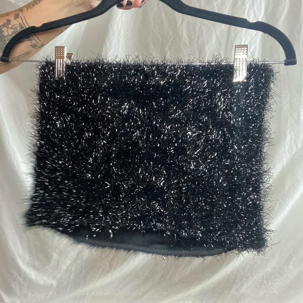 2 piece black skirt set